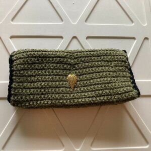 Crochet Wallet / Purse - Hand crafted – Green & Black